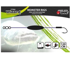 Sistema šamų žūklei Wizard Monster Upose Mono Bottom Rig