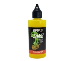 Skystas priedas jaukui Feeder Bait Fluo Juice 50ml - Strawberry