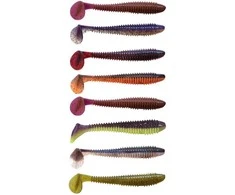 Spiningavimo masalas Crazy Fish Vibro Fat 5.8" (3 vnt.)