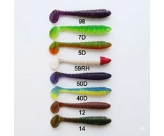 Spiningavimo masalas Crazy Fish Vibro Fat 6.8" (2 vnt.)