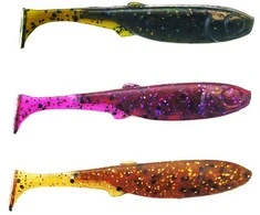 Spiningavimo masalas Perch Professor Fluky Shad 5,5cm (6 vnt.)