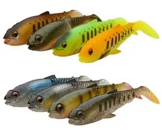Spiningavimo masalų rinkinys Savage Gear Craft Cannibal Paddletail mix 8,5cm 7g 4vnt