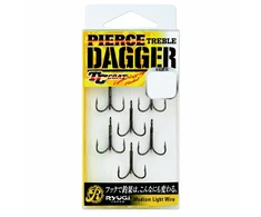 Trišakiai kabliukai Sasame Pierce Treble Dagger (6 vnt.)