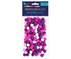 Dallprint Akriliniai burbuliukai violetiniai 120vnt. 1cm