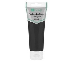 Dallprint Akriliniai dažai 120ml, juodi