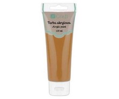 DpCraft Dallprint Akriliniai dažai 120ml, šv. rudi