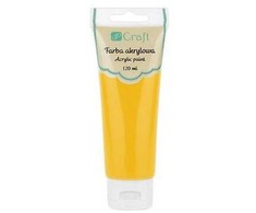 Dallprint Akriliniai dažai 120ml, t. geltoni