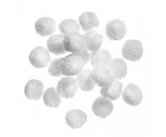 Dallprint Burbuliukai balti 2cm 24vnt