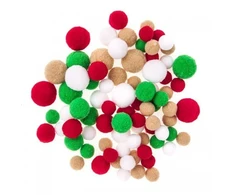 Dallprint Burbuliukai MIX JOLLY CHRISTMAS 80vnt