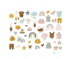 Dallprint Dekoravimo elementai BABY 50vnt