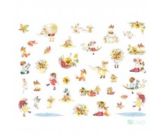 Dallprint Dekoravimo elementai LITTLE AUTUMN 50vnt
