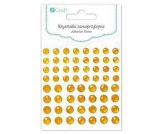 Dallprint Dekor.lipnūs kristalai, 60vnt., auksiniai