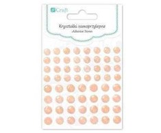 Dallprint Dekor.lipnūs kristalai, 60vnt.,kreminiai