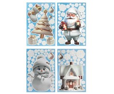 Dallprint Lipdukai ant langų ŽIEMA 113pcs