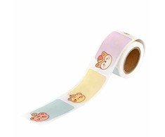 Dallprint Lipdukai ritinėlyje MIELI GYVŪNAI 4.5x2.5cm 100vnt