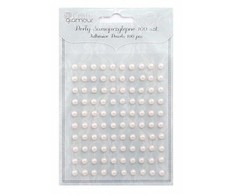 Dallprint Lipnūs perlai 5mm 100vnt.CREAM