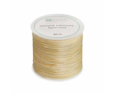 Dallprint Nailoninė virvelė 8mm 50m kreminė