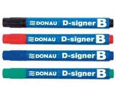 Donau Žymeklis baltai lentai 750 juodas