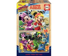 G3 Educa 2 dėlionės (puzzle) 2x16 MICKEY SUPER PILOTAS