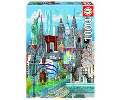 Educa Dėlionė (puzzle) 1000 NEW YORK, CARLO STANGA 14-99metų