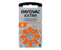 Elementai klausos aparatams RAYOVAC Extra, 13PR48, 8vnt