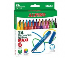 Flomasteriai ALPINO Maxi 24sp
