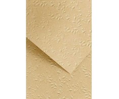 Galeria Papieru Dekoratyvinis popierius NATURE su įspaudais A4 t.rudas 220g 20l