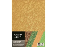 Galeria Papieru Dekoratyvinis popierius SILA ZIELENI A4 mix 200g 20lap