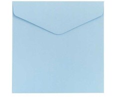 Galeria Papieru Vokai 160x160mm GLADKI 130g 10vnt melsvi