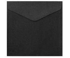 Galeria Papieru Vokai 160x160mm PEARL 150g 10vnt juodi