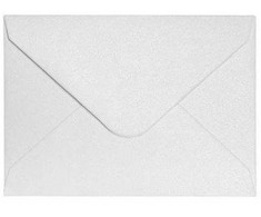 Galeria Papieru Vokai Galeri Papieru 70x100mm, Pearl diamond baltas , 150g/m2, 10 vnt./pak.