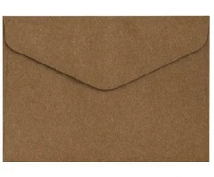 Galeria Papieru Vokai C6 NATURAL 120g 10vnt rudi