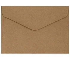 Galeria Papieru Vokai C6 NATURAL 120g 10vnt šv.kraftiniai