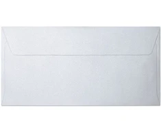 Galeria Papieru Vokai DL PEARL 120g 10vnt deimantiniai balti
