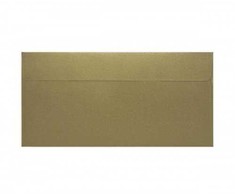 Galeria Papieru Vokai DL PEARL 150g 10vnt auksiniai