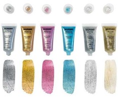 Gelis grimui 14ml ALPINO Metallic mėlynas