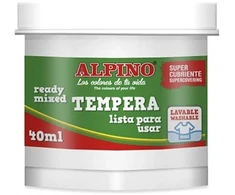 Guašas (tempera) ALPINO 40ml baltas
