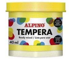 Guašas (tempera) ALPINO 40ml geltonas