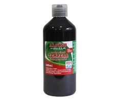 Guašas (tempera) ALPINO 500ml juodas