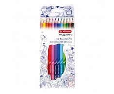 Herlitz Pieštukai my.pen spalvoti trikampai 12sp