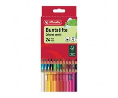 Herlitz Pieštukai spalvoti trikampai 24sp