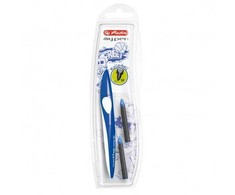 Herlitz Rašiklis + 2 kapsulės my.pen mėlynai-baltas bls