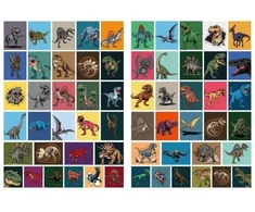 Ideyka Knygutė spalvinimui su lipdukais PLĖŠRIEJI DINOZAURAI
