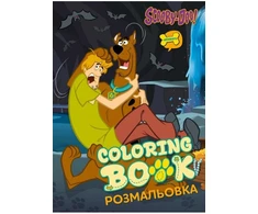 Ideyka Knygutė spalvinimui su lipdukais SCOOBY- DOO Warner Bros