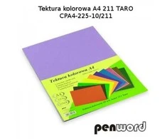 Kartonas A3/ 10l 225g violetinis PenWord