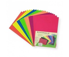 Kartonas A4/ 20l 225g PenWord Fluo MIX