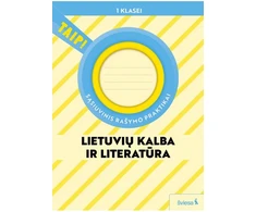 KNYGA Šviesa Sąsiuvinis rašymo praktikai 1 klasei, (pagal 2022 m. BUP). Serija TAIP!