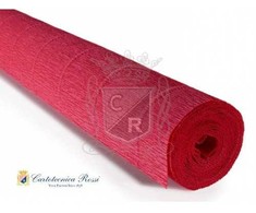 Cartotecnica Rossi Krepinis popierius 180g.Nr.17A6 Rose Raudona Rust