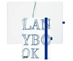 Lanybook Užrašų knygutė L-Y-O, A6,192lap. balta