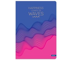 Lastva Knyga A5 96lap 70g lin WAVES